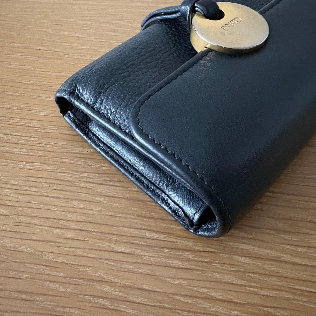 Chloe クロエ 三つ折り財布 ブラック