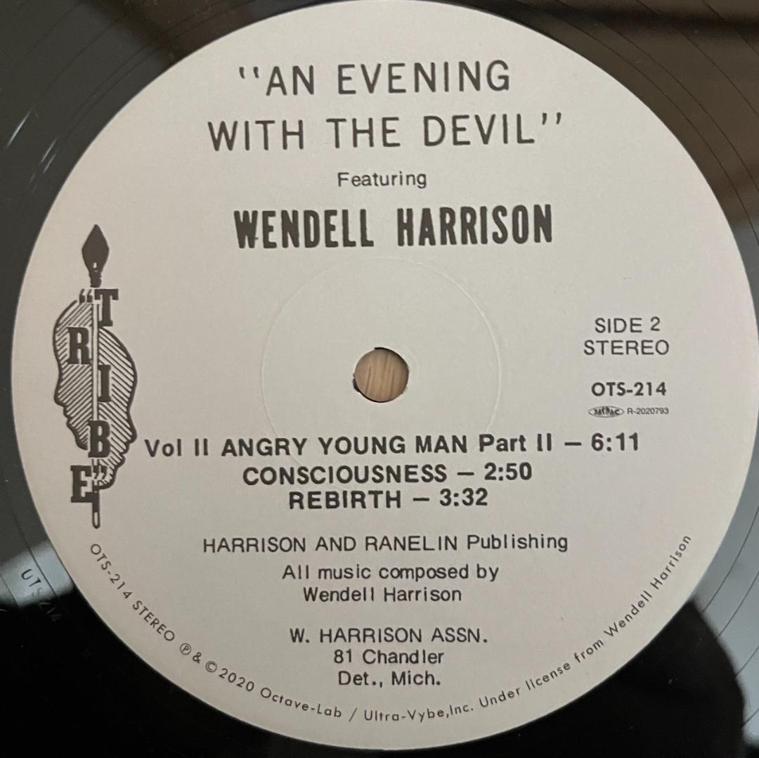 LP ウィンデル・ハリソン An Evening With The Devil