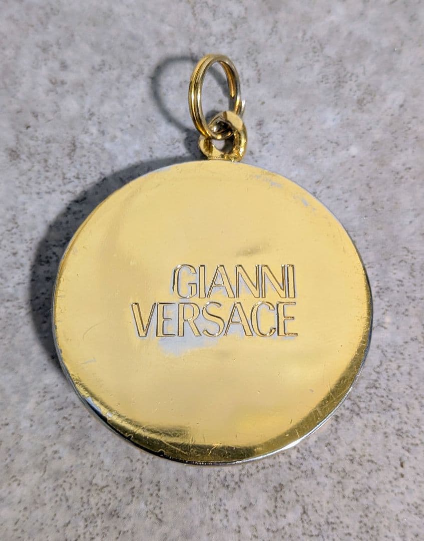 GIANNI VERSACE 太陽モチーフネックレストップキーホルダー