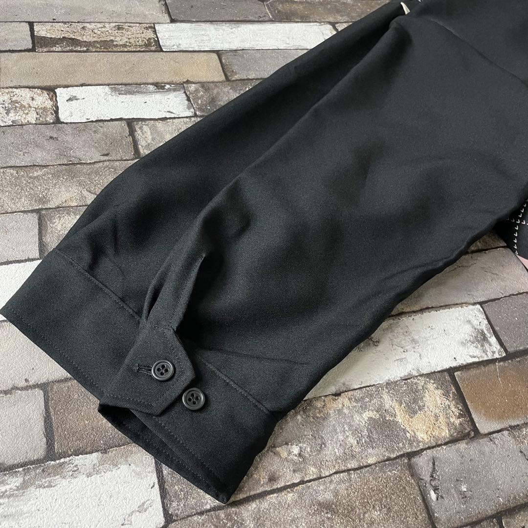 90-00s Zip Blouson Black アーガイルチェック