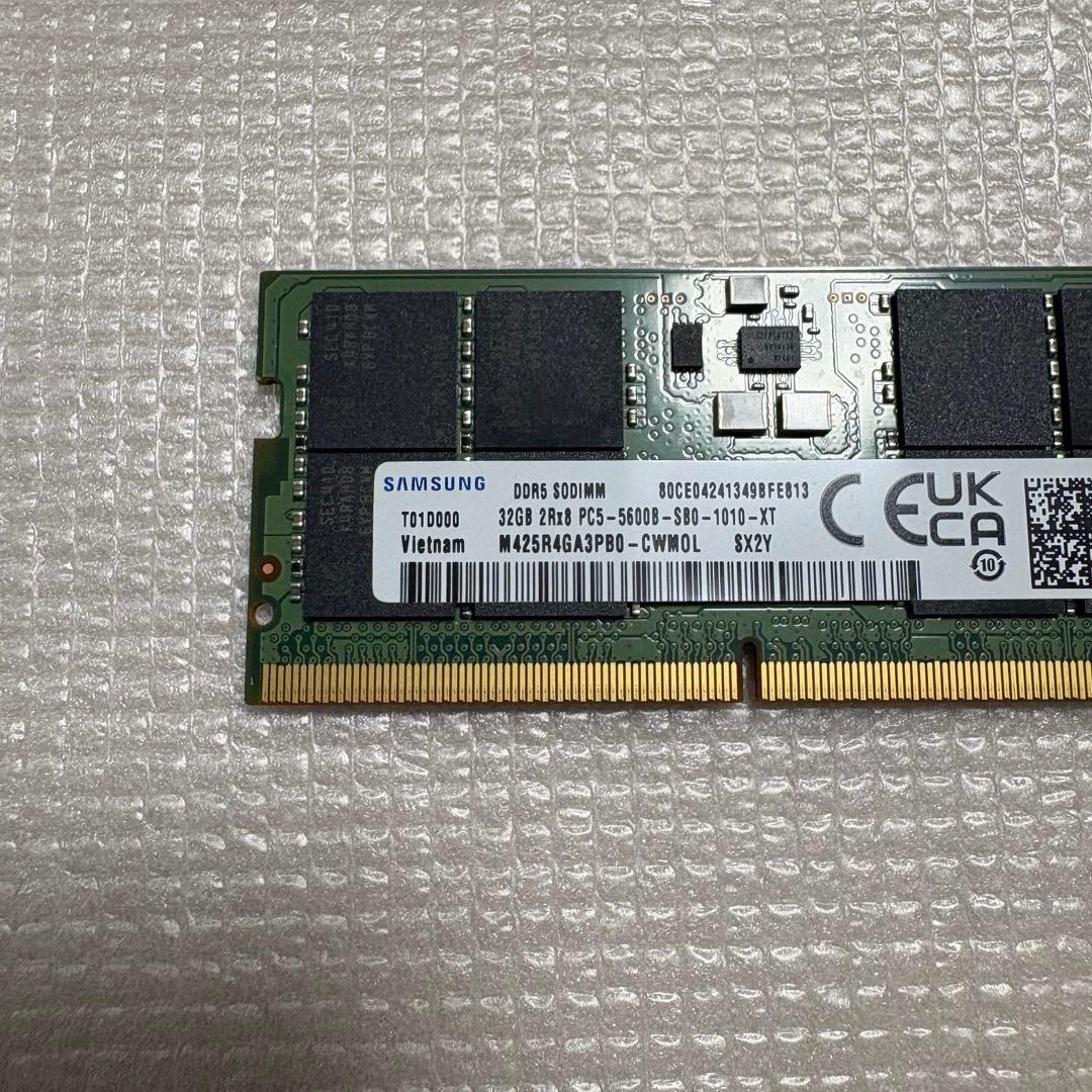 ノートパソコン用 メモリー DDR5 32GB SAMSUNG