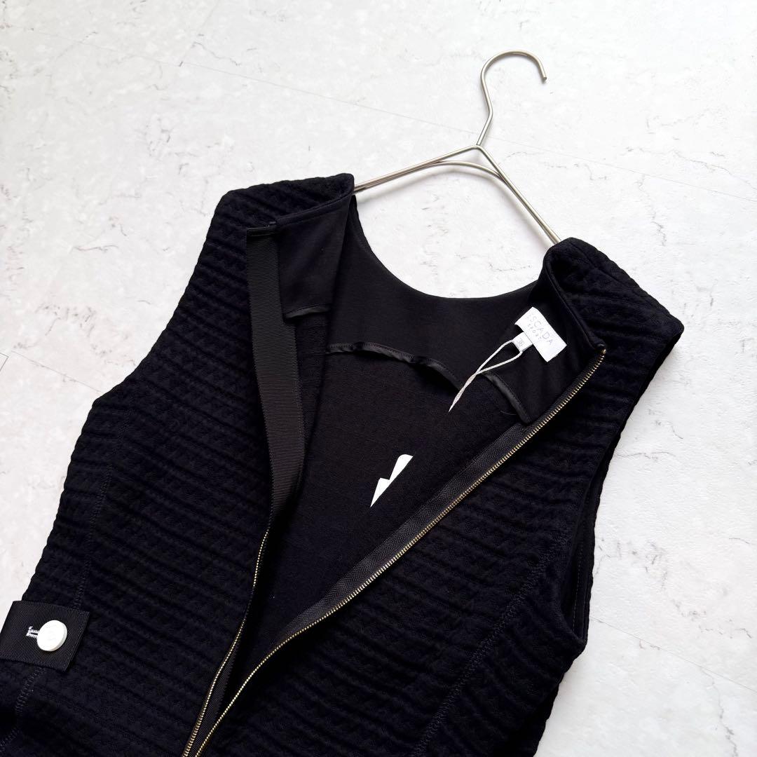 新品 ESCADA SPORT ノースリーブワンピース ドレス 36 ブラック