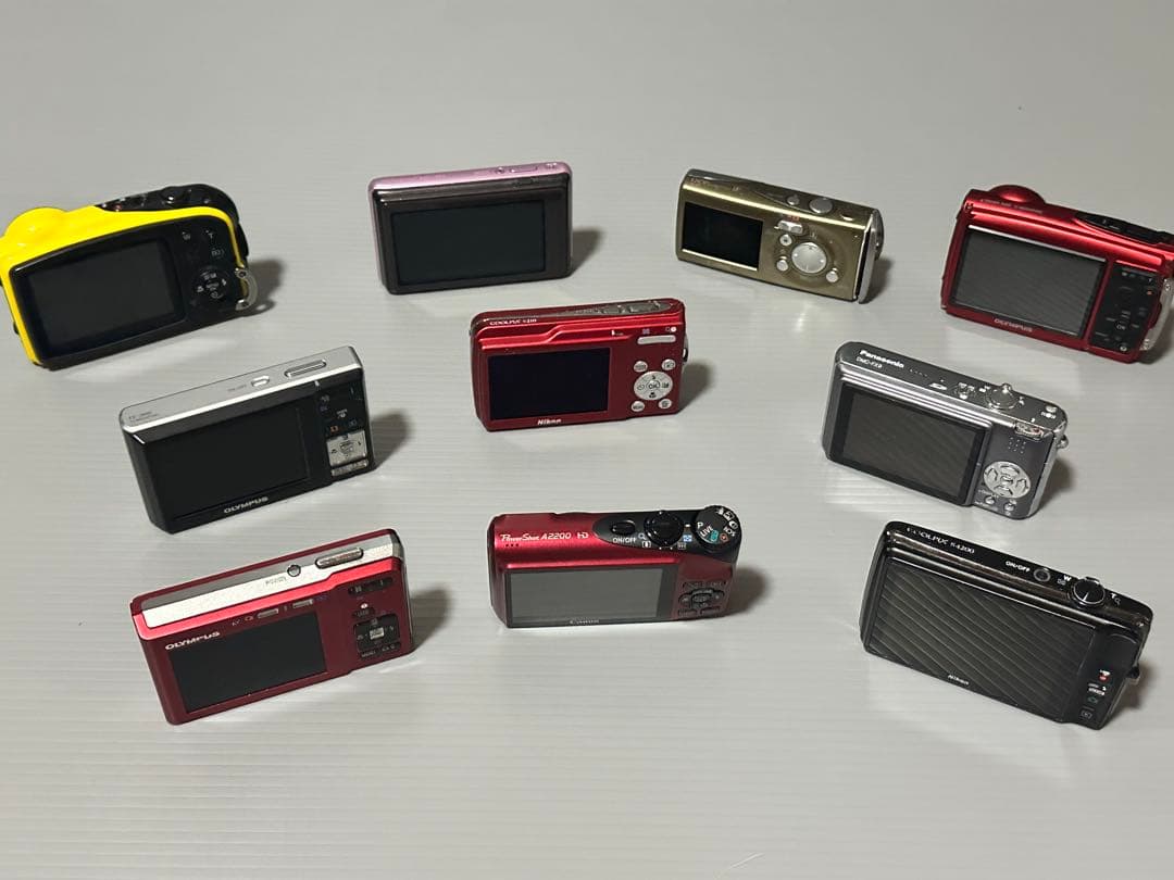 10台 デジカメラ まとめ【動作未確認ジャンク扱】①