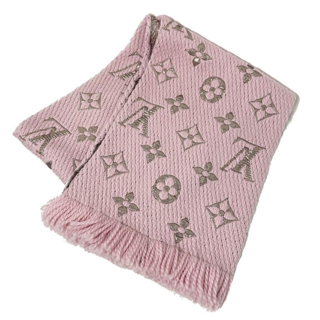 LOUISVUITTON マフラー　ピンク