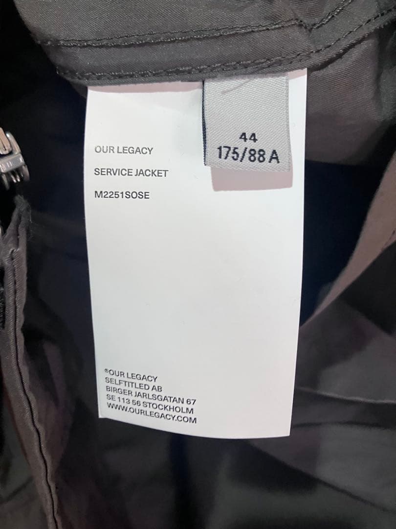 a　25ss 44 our legacy service jacket