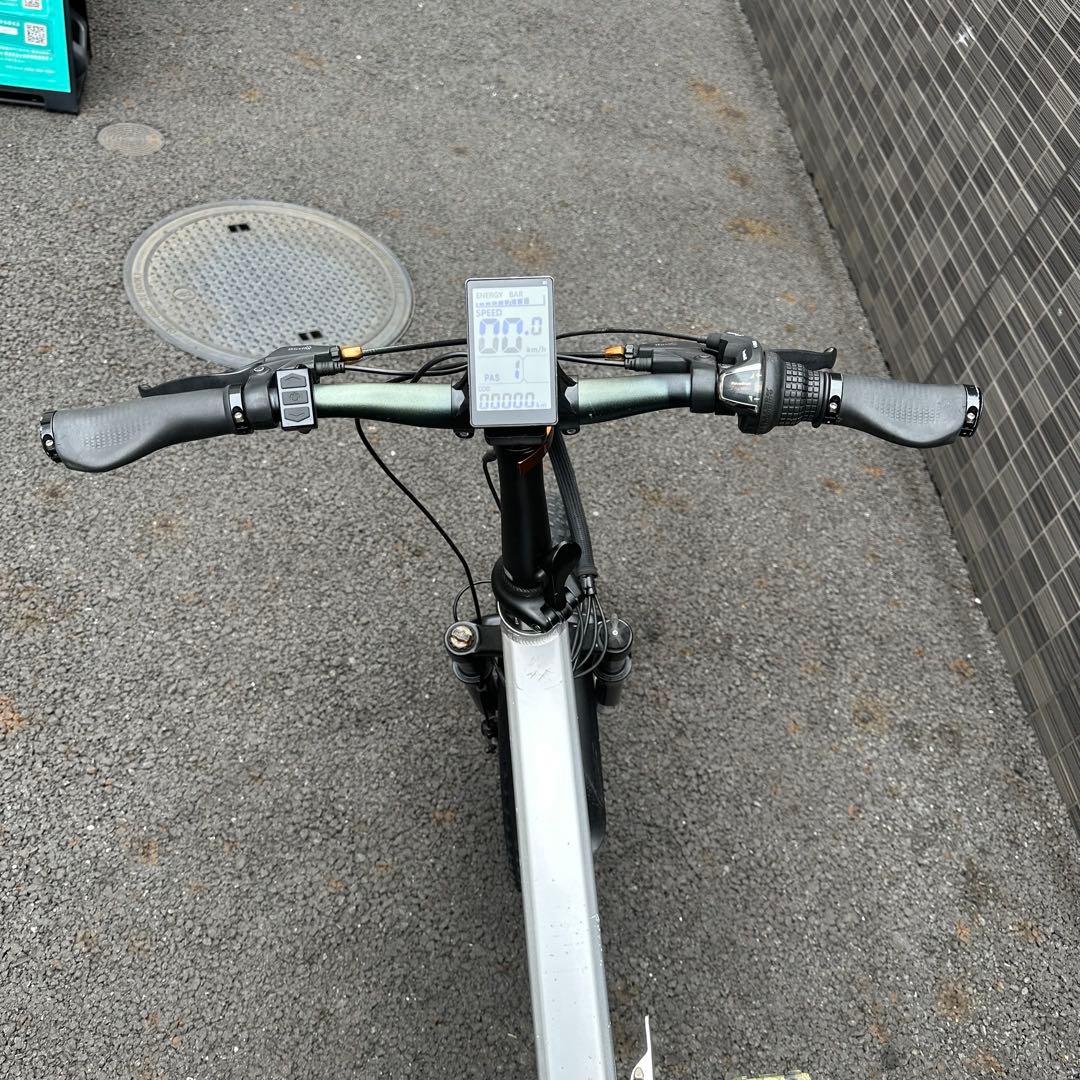 XPLORER EM 電動アシスト自転車 シルバー　トルクセンサー不良ジャンク