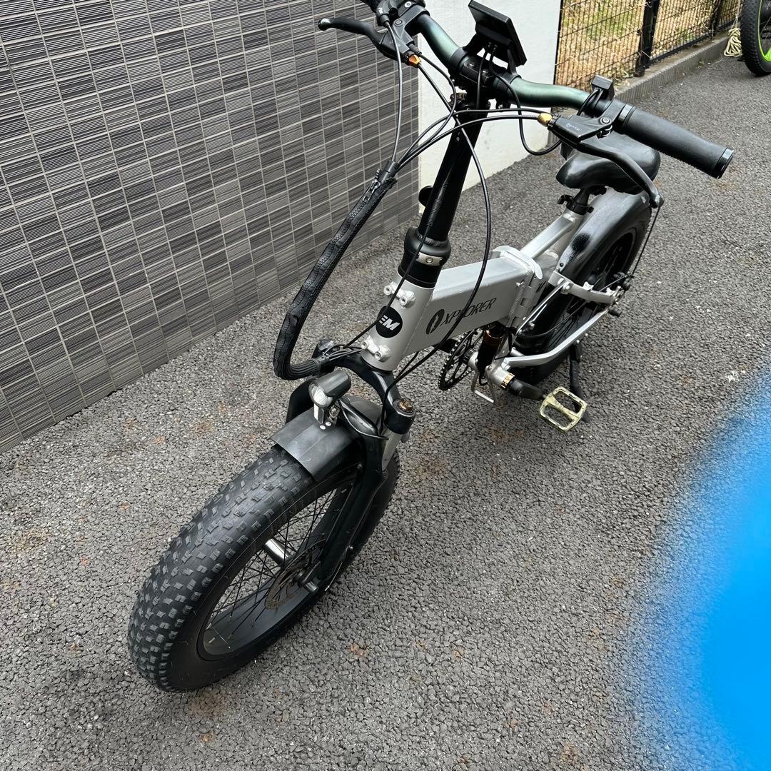 XPLORER EM 電動アシスト自転車 シルバー　トルクセンサー不良ジャンク
