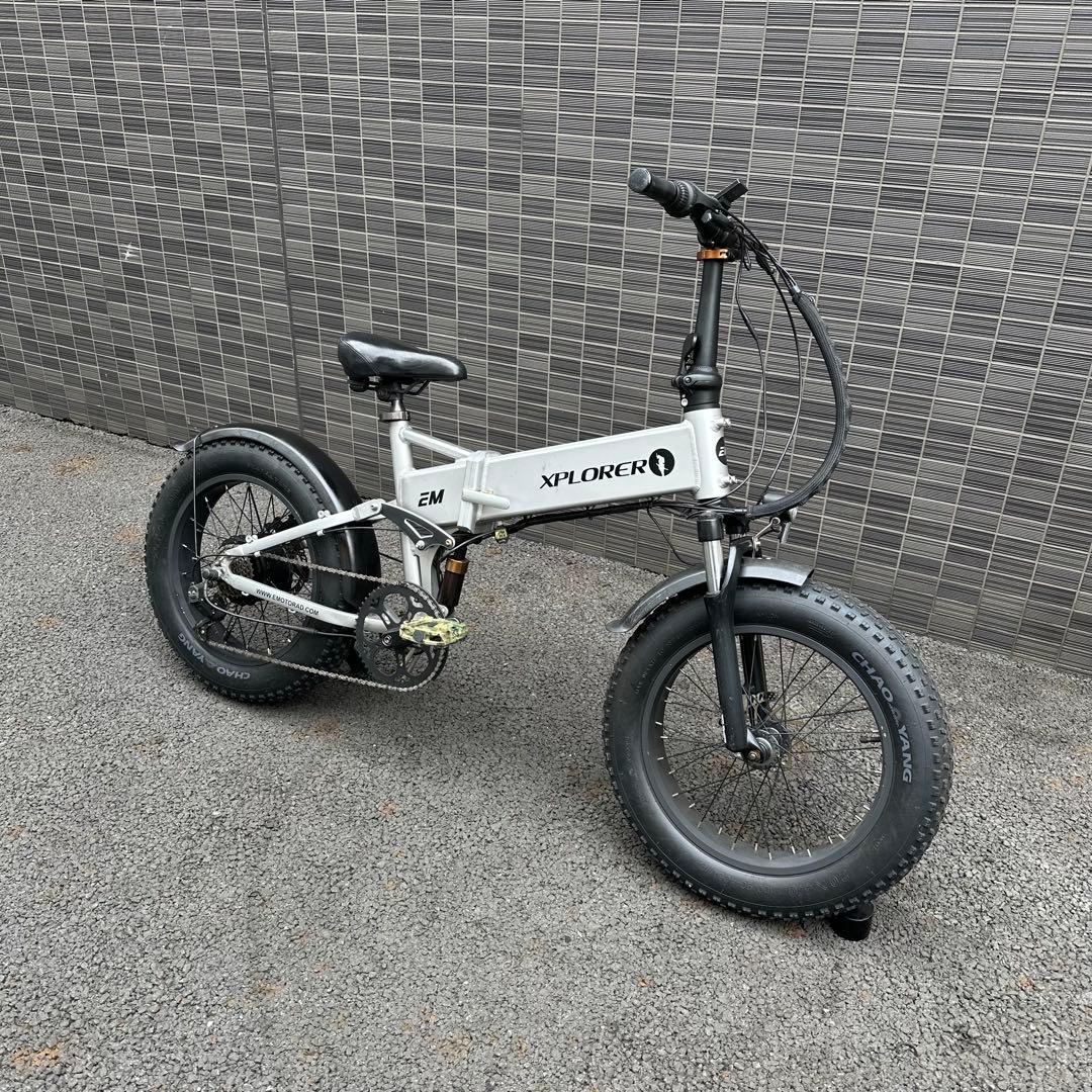 XPLORER EM 電動アシスト自転車 シルバー　トルクセンサー不良ジャンク