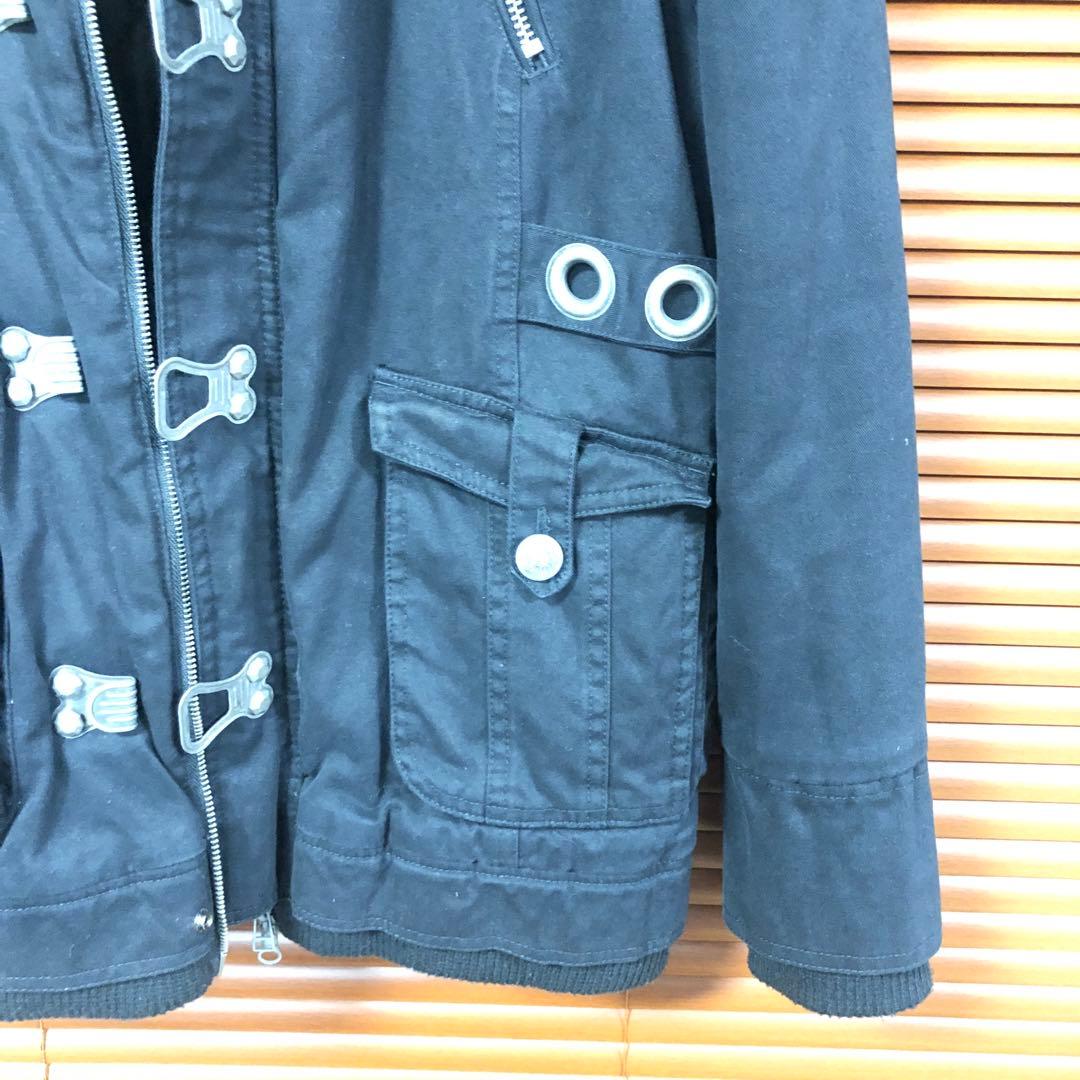 in the attic ブラック モッズコート LL