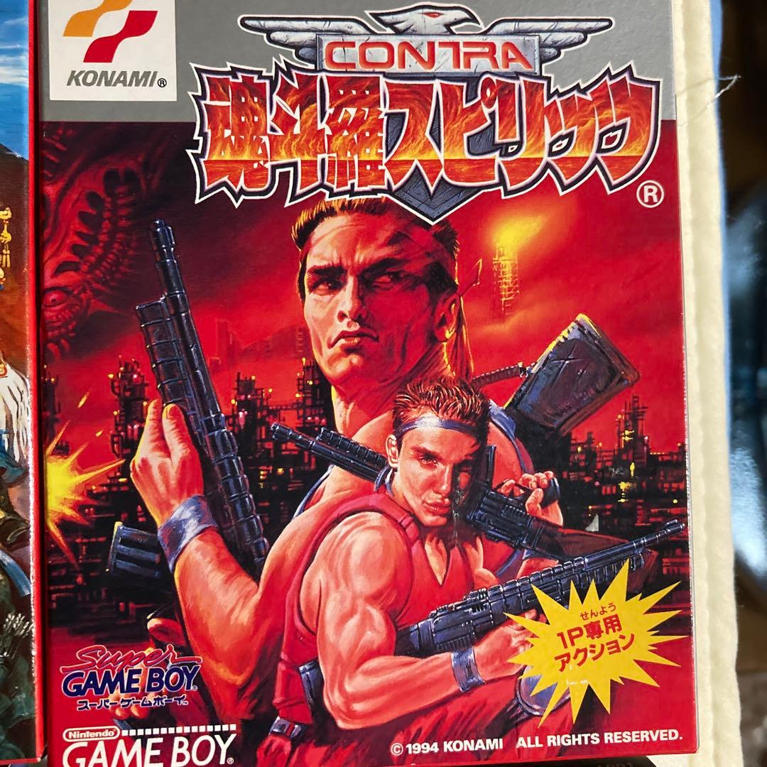 懐いゲームボーイ&充電式アダプタ&ゲームカセット8個（全て箱付き）