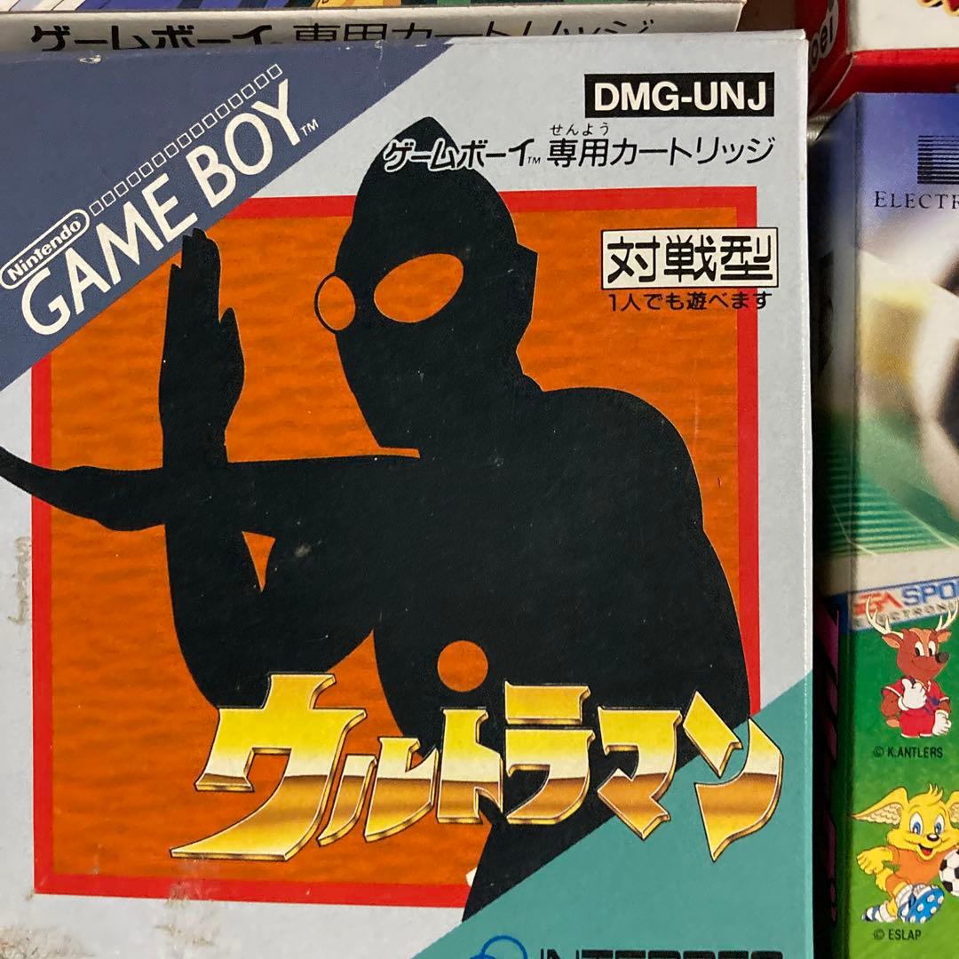 懐いゲームボーイ&充電式アダプタ&ゲームカセット8個（全て箱付き）