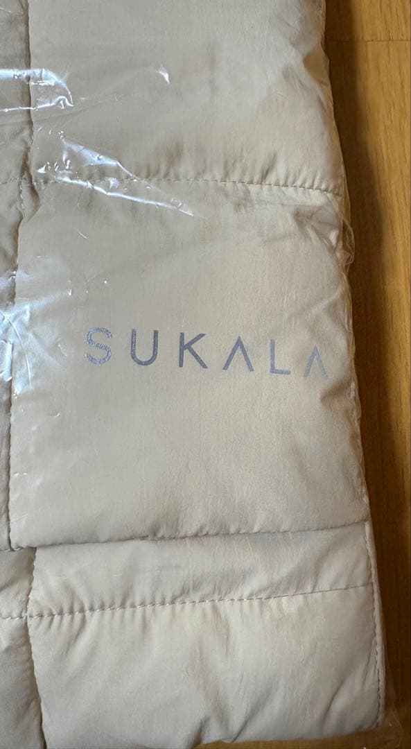 新品未使用タグ　SUKALA リブロゴタンクトップ M ブラック　非売品マフラー
