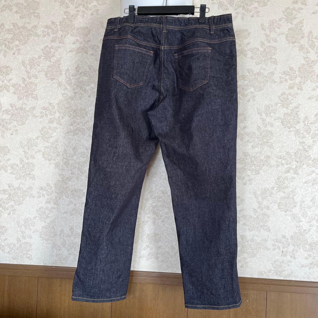 美品　大きいサイズ50 ローズティアラ　 ウエストゴムデニムパンツ　希少サイズ