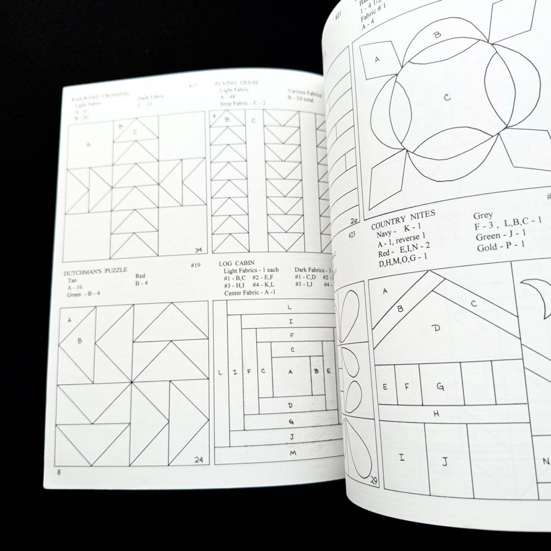 キルトブロックパターン サンプラー集「4\" sampler」2冊