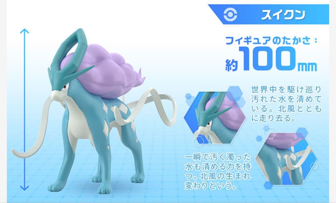 ポケモンスケールワールド ジョウト地方 ライコウ＆エンテイ＆スイクン