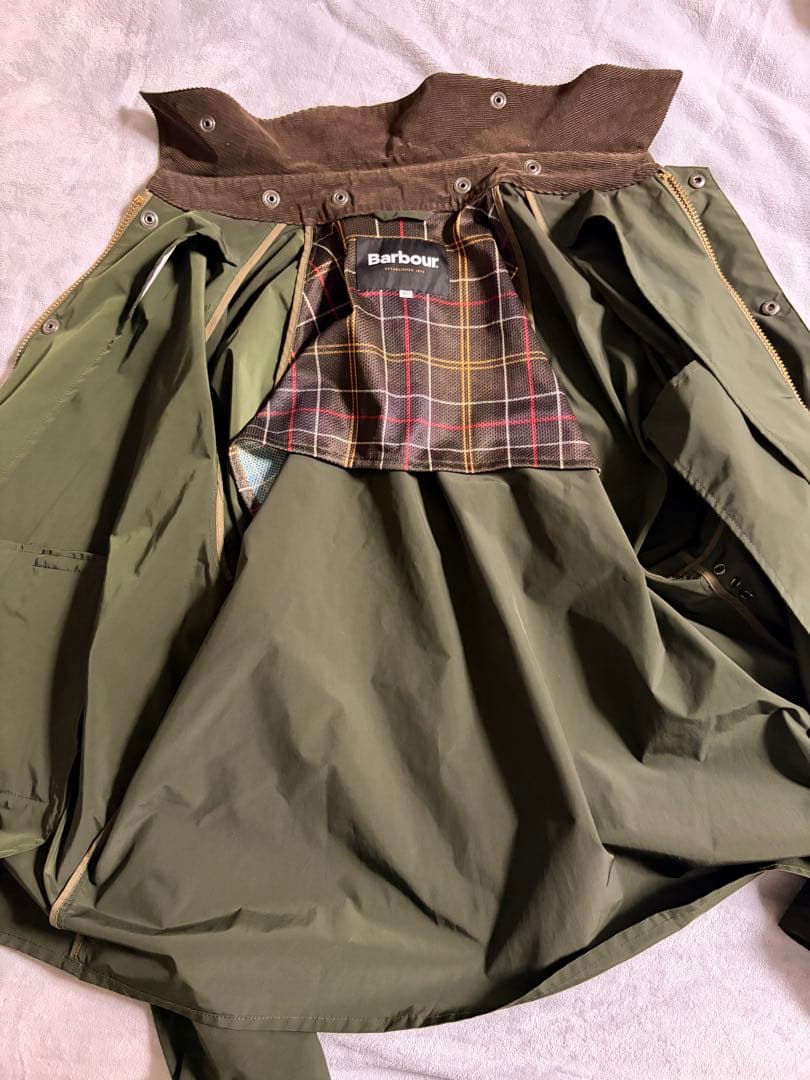「美品」barbour トランスポート 40 ノンワックス