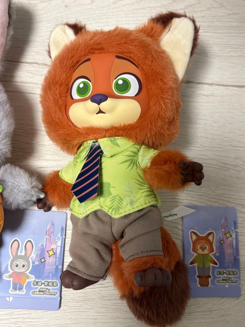 【正規品】TOPTOY ズートピア ニック、ジュディ