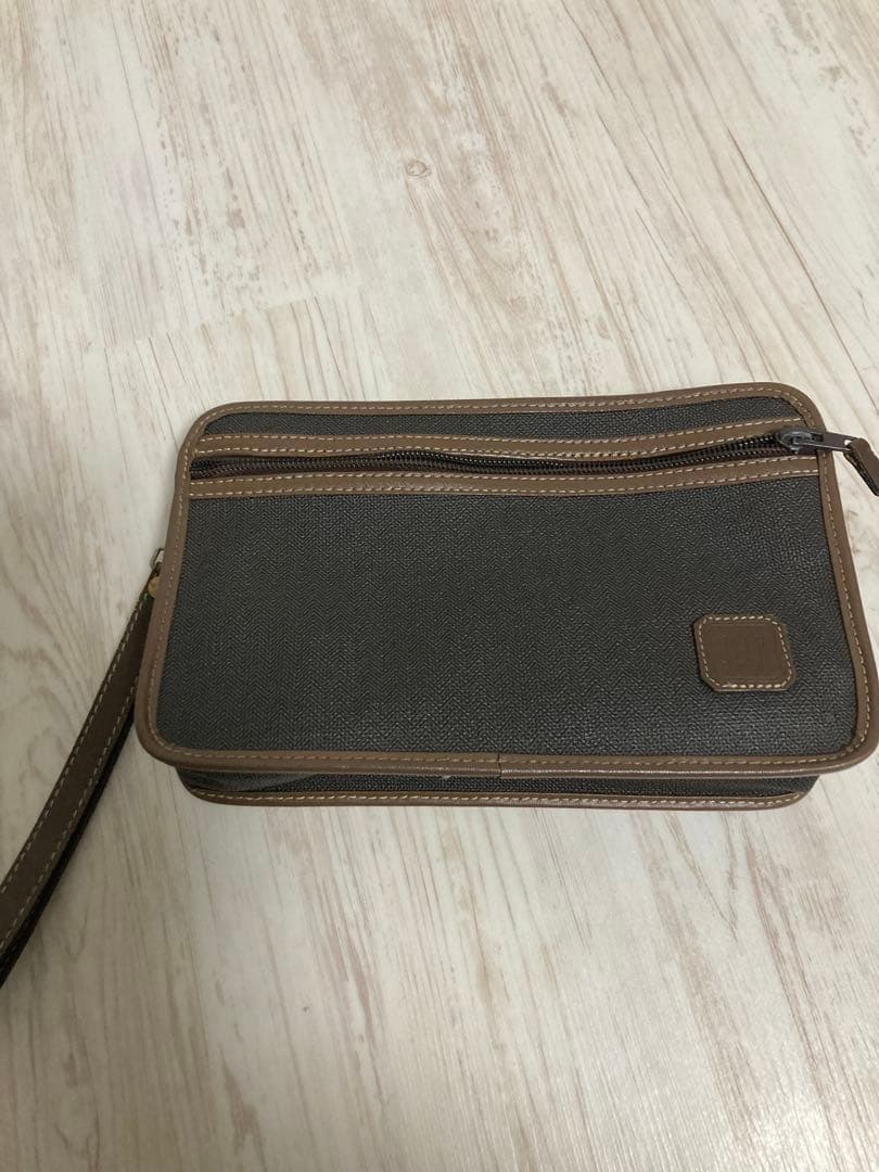 ダンヒル ボストンバッグ ブラウン Dunhill 美品 セカンドバック付