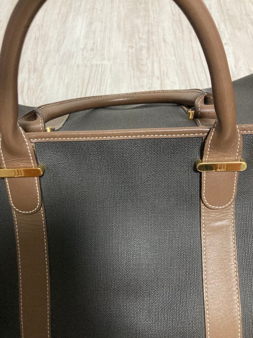 ダンヒル ボストンバッグ ブラウン Dunhill 美品 セカンドバック付