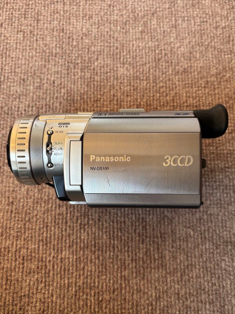《録画・再生可動品》パナソニック ビデオカメラ NV-GS100K-SミニDV