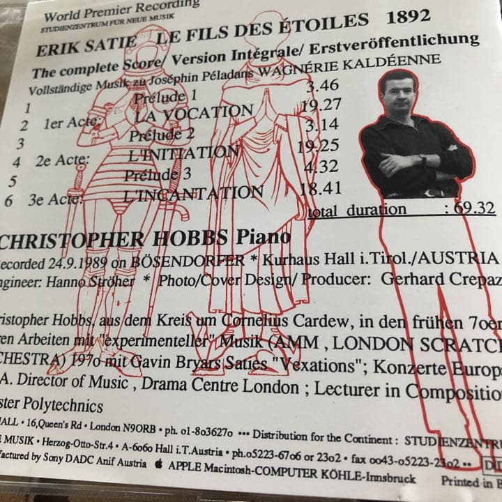 satie le fils des etoiles  入手困難品
