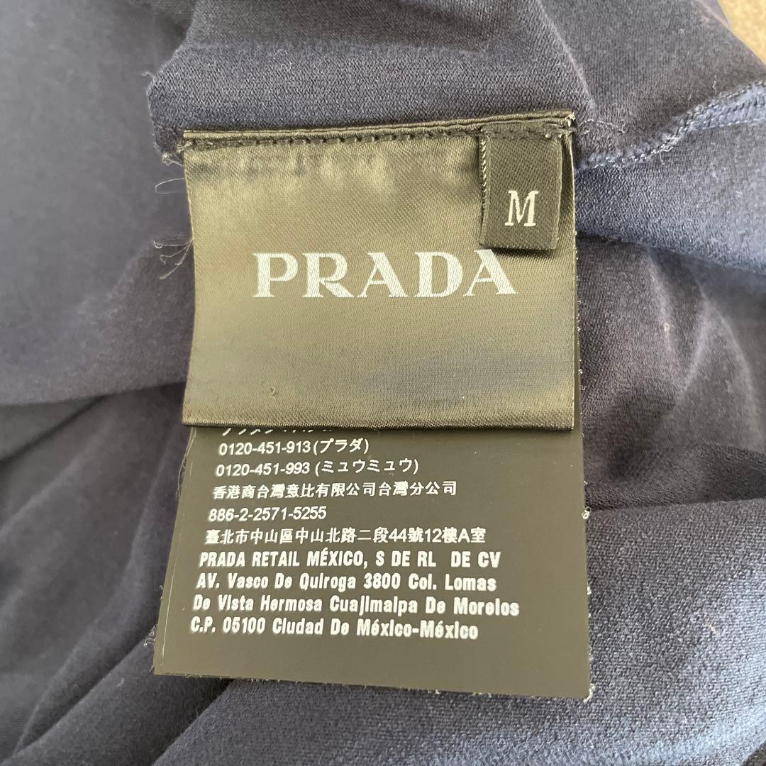 PRADA ネイビー 半袖 Tシャツ