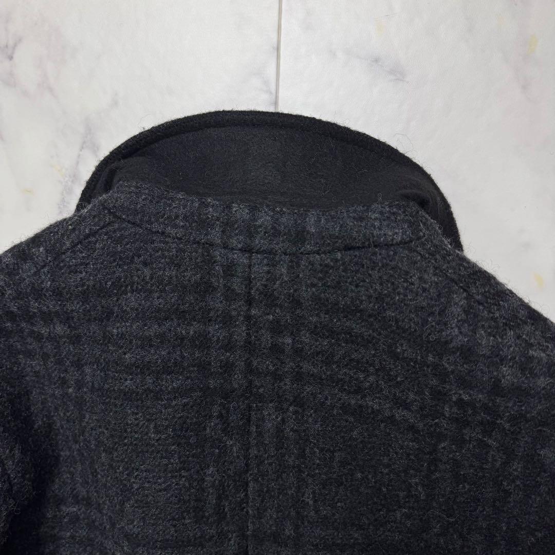 【美品】ZARA ザラ MANTECO ロングコート チェック グレー S