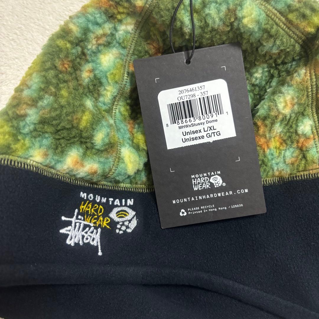 STUSSY × MHW コラボ フリースキャップ L/XL 未使用　美品