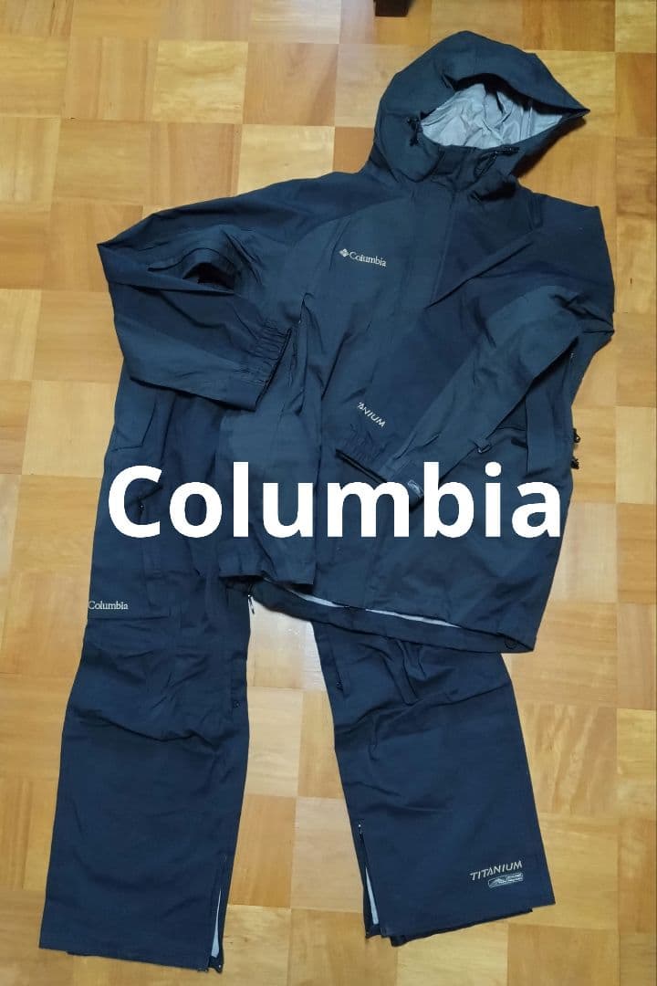 お値下げ Columbia Titanium コロンビア スノボウェア上下セット