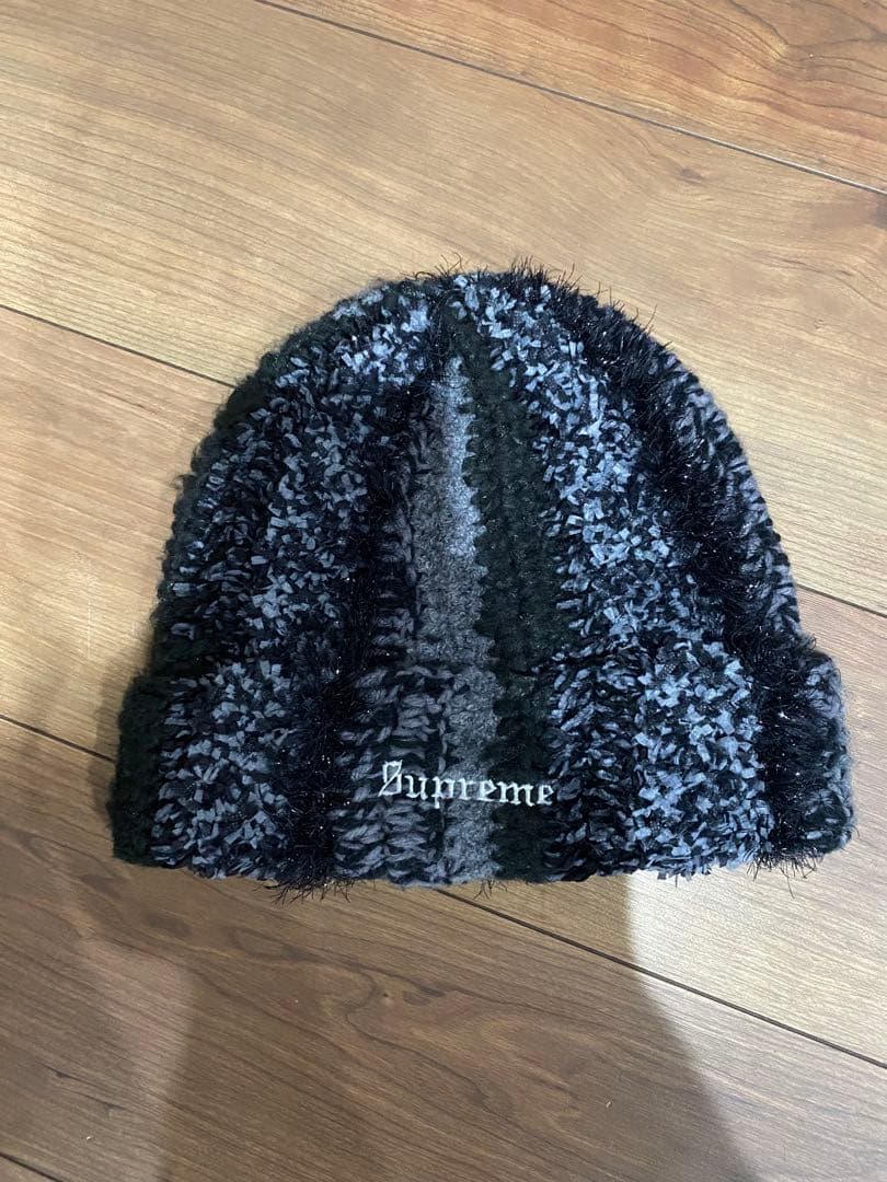 帽子 Supreme Tinsel Stripe Beanie \"Black\"
