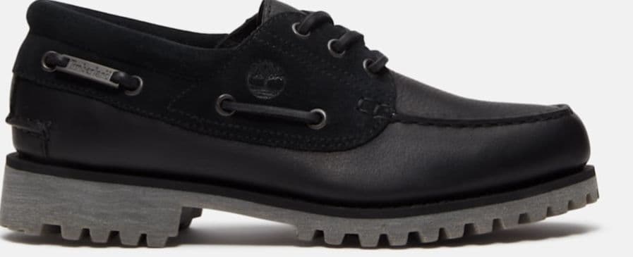 Timberland ブラックデッキシューズ