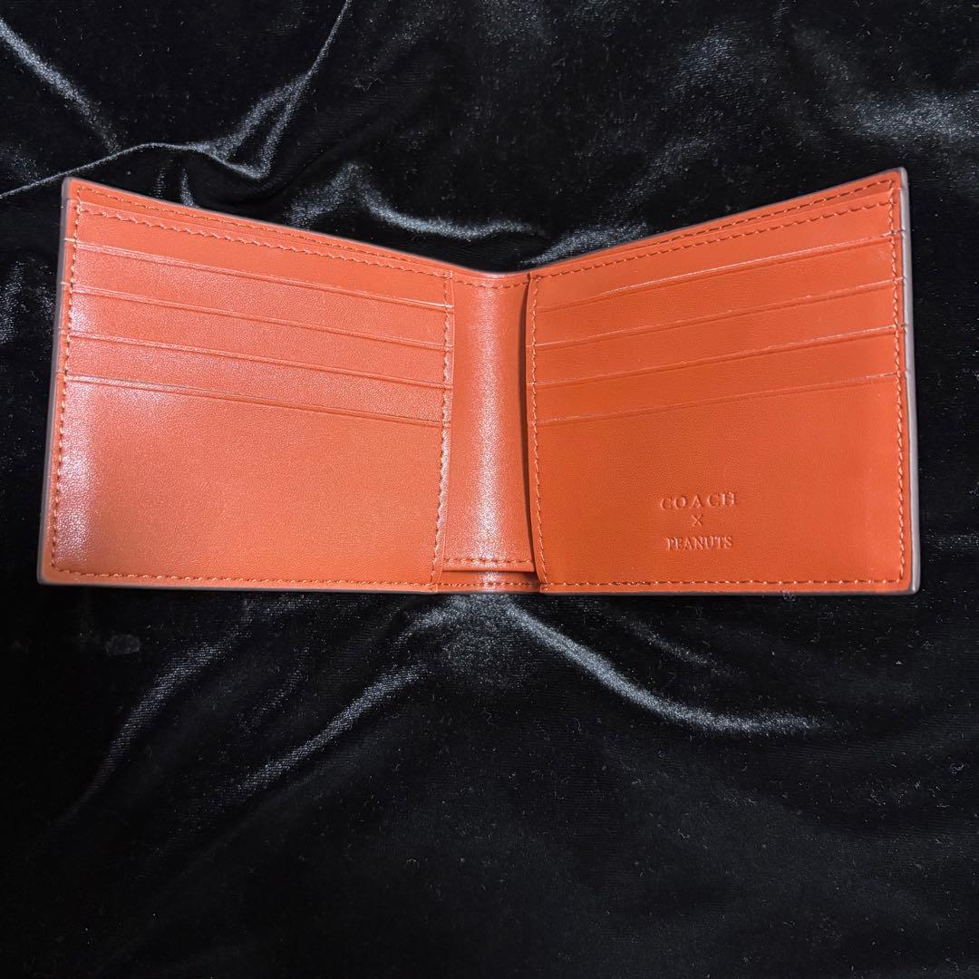 【本日24時まで‼️】COACH コーチ ２つ折り財布 スヌーピーコラボ