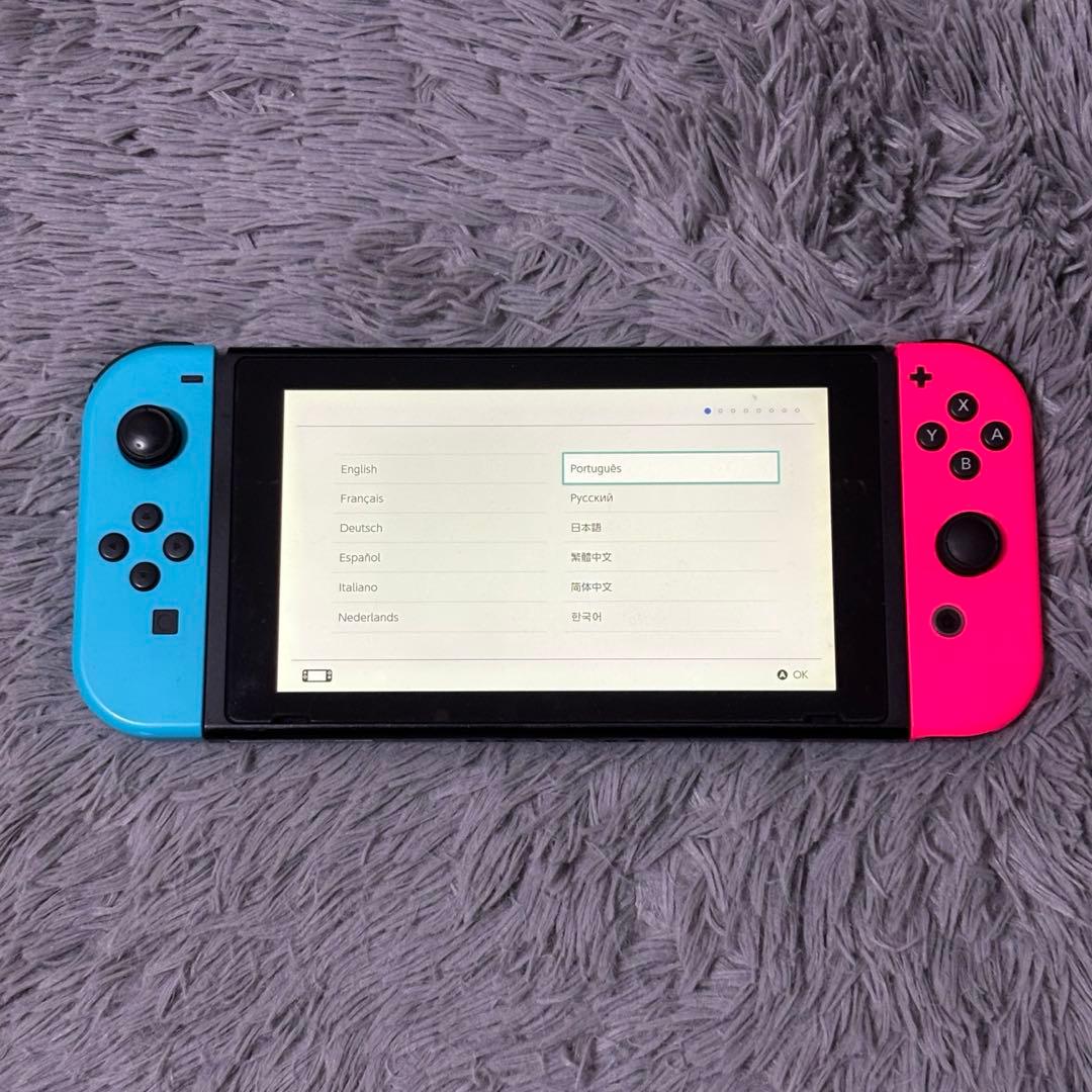 【動作確認済み】【初期化済み】Nintendo Switch 本体 箱無し