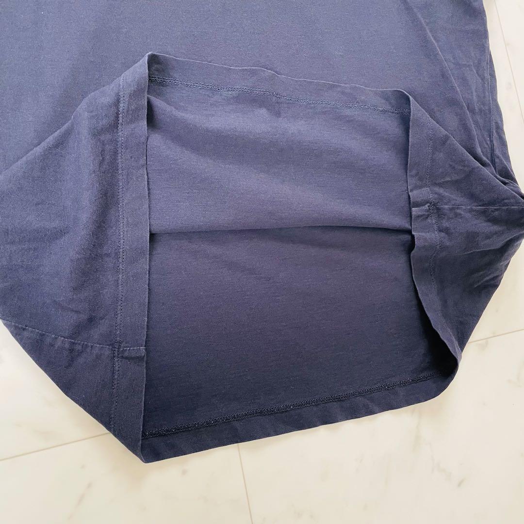 プラダ 半袖Tシャツ ネイビー ブランドロゴ