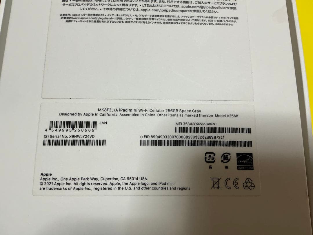 Apple iPad mini 6 256GB スペースグレー　おまけ付き