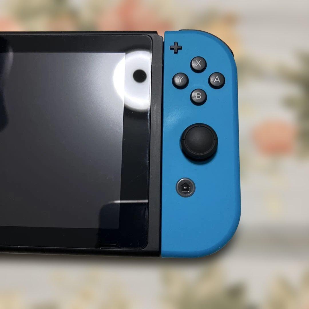 【美品】 バッテリー強化版 Switch 本体 ネオンレッド ネオンブルー