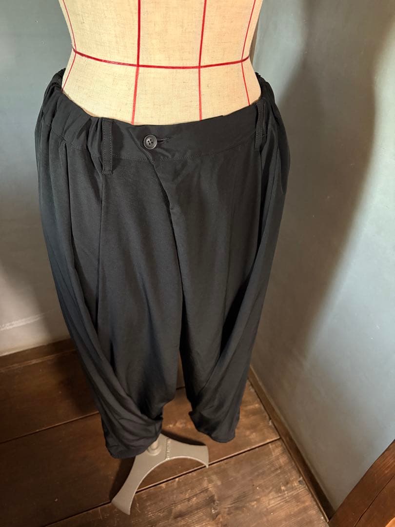 B yohji yamamoto ビー ヨウジヤマモト ドレープパンツ メンズ