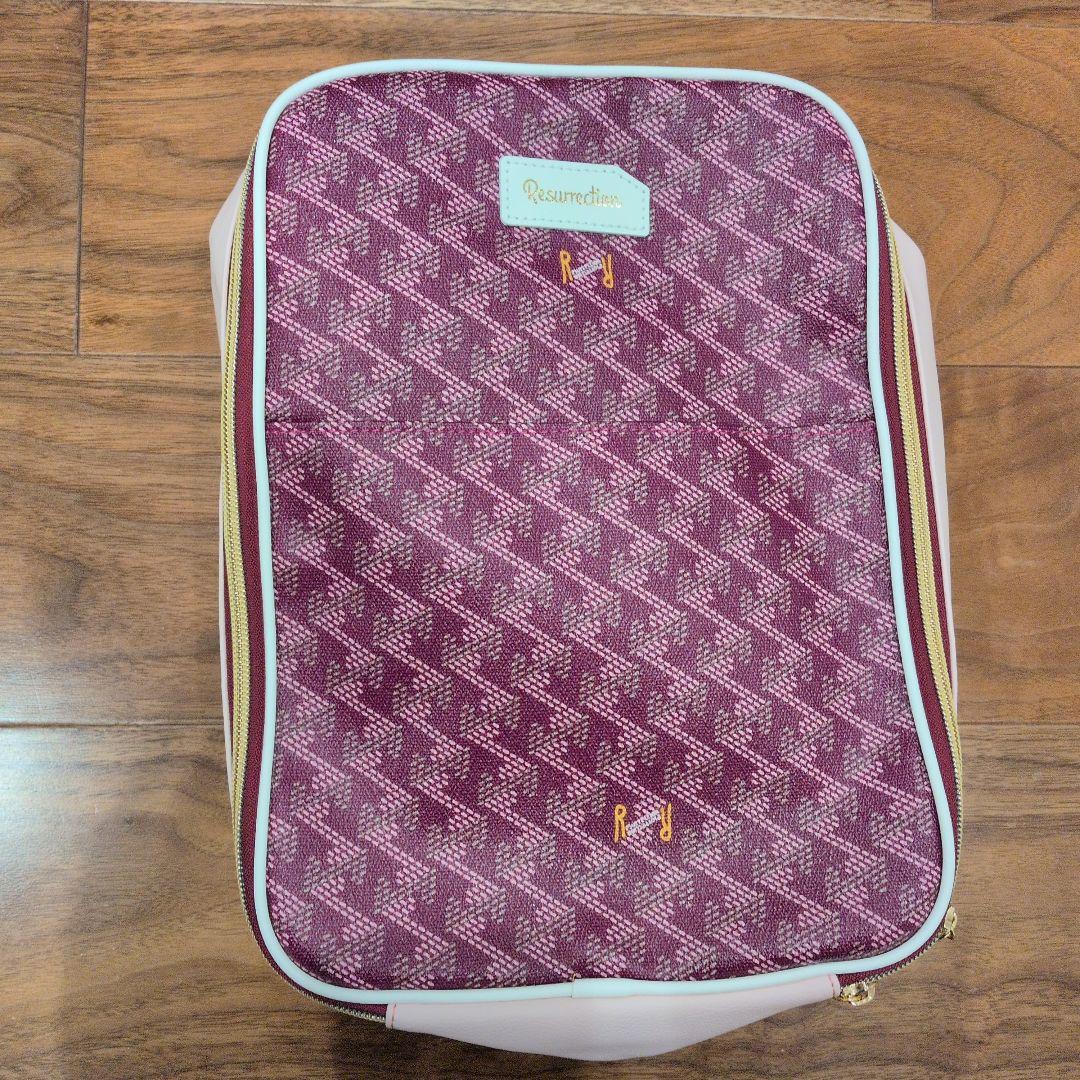 【値下げしました】レザレクション シューズケース 　ヴァイオレット
