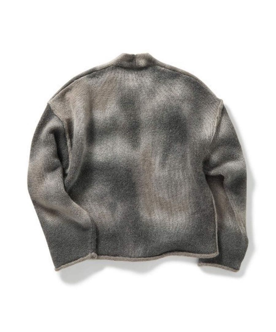 PERVERZE Spray Drawing Knit カーディガン ニット