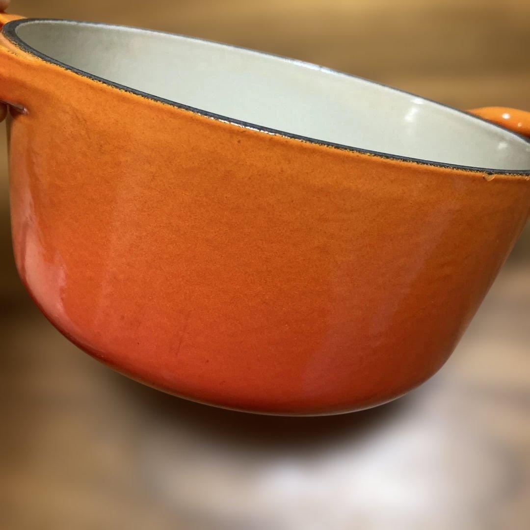 れ*い様 Le Creuset オレンジ 両手鍋 18センチ