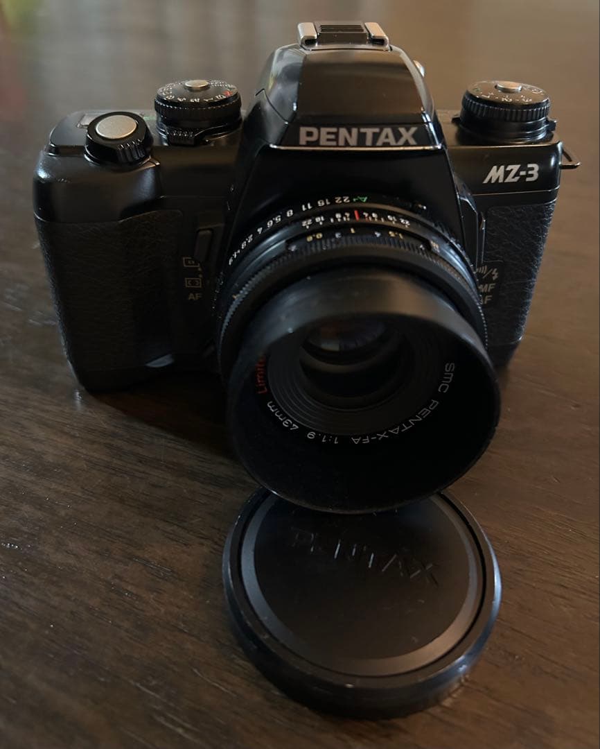 PENTAX MZ-3 フィルムカメラ と43mm f1.9レンズ