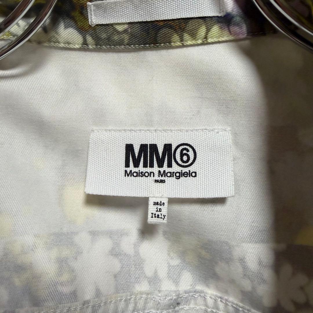 MM6 ロングコート 花柄