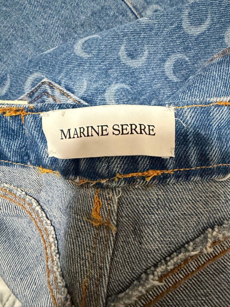 MARINE SERRE ロゴ　デニム　34