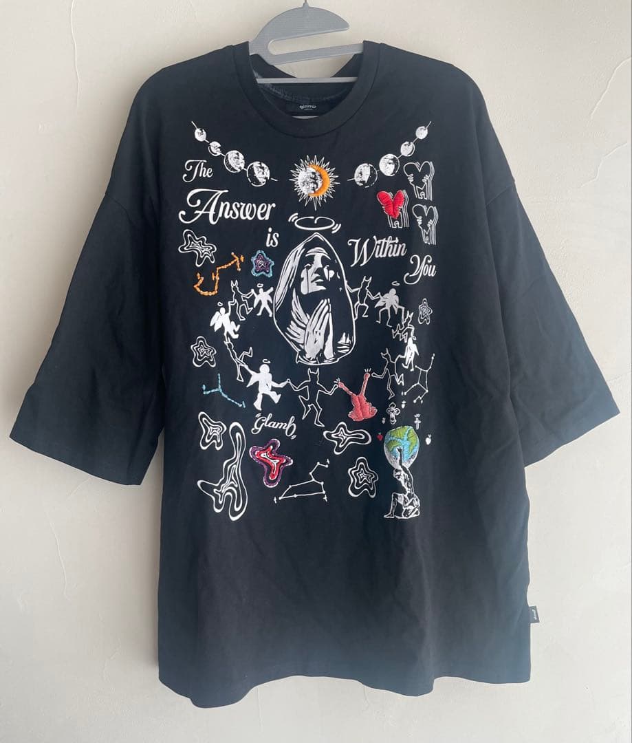 【美品】glamb グラム プレイインユニバースビッグカットソー Mサイズ