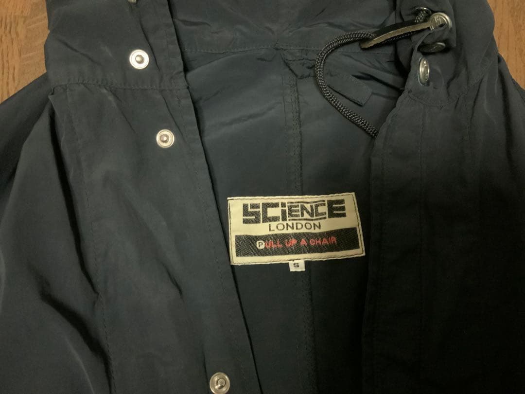 90’s Science UKサイエンスロンドンモッズコートS黒