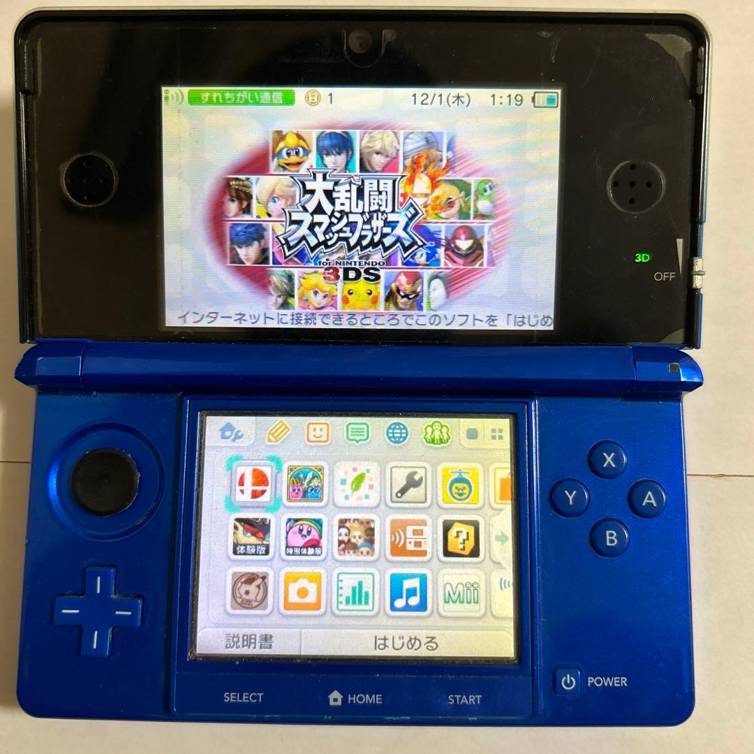 3DS 本体 スマブラなどカセット5個付き