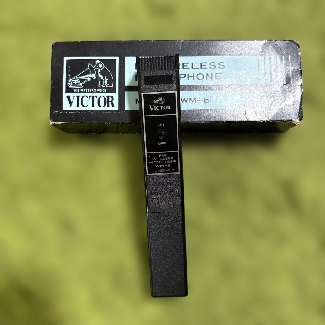 希少激レアVICTOR FMワイヤレスマイクロフォン WM-5