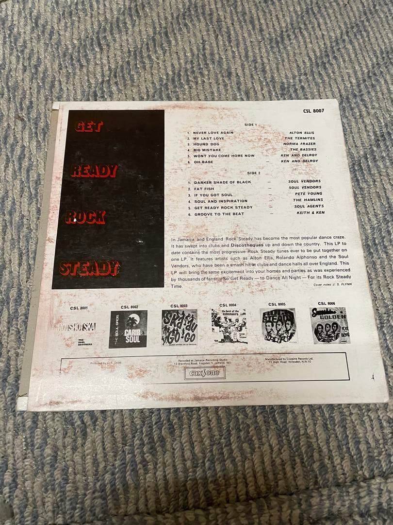 Get Ready Rock Steady アナログ盤 レコード