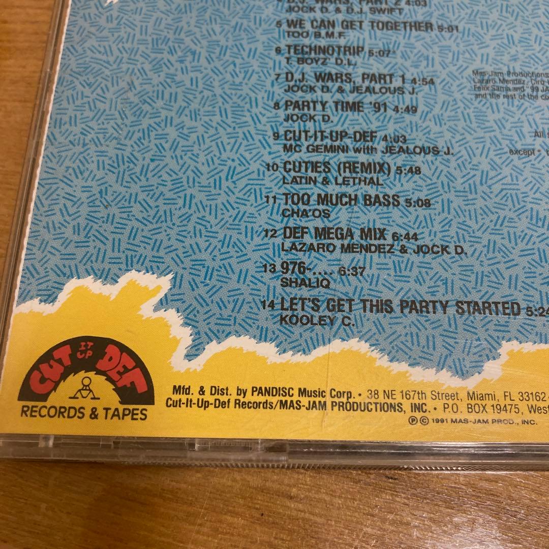 洋楽 CUT IT UP DEF BASS JAMS