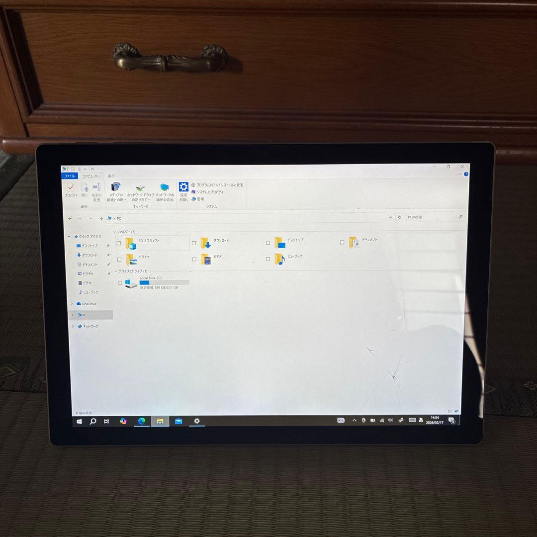 Windowsタブレット本体 Surface Pro 7 1866 8GB 256GB i5-1035G4